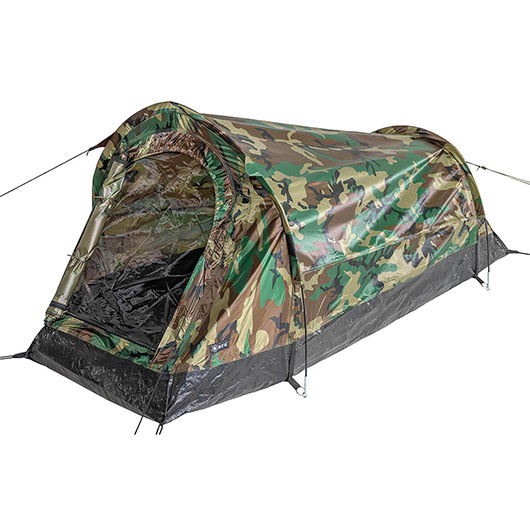 MFH 1-Personen-Tunnelzelt Schwarzenberg flecktarn