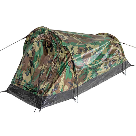 MFH 1-Personen-Tunnelzelt Schwarzenberg flecktarn Bild 1