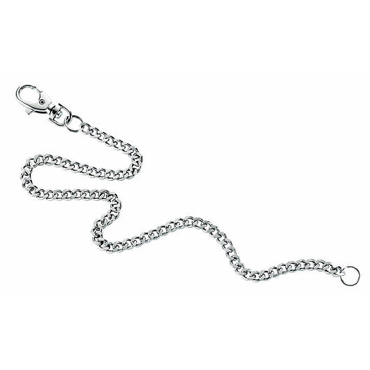 Stabile Gliederkette mit Schlsselering und Karabinerhaken