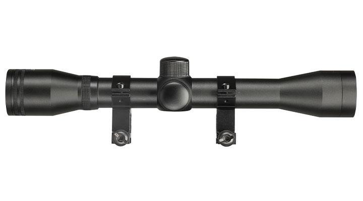 AS-24 Zielfernrohr 4x32 für 22 mm Schiene, inkl. Halteringe Bild 4