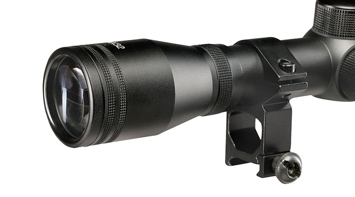 AS-24 Zielfernrohr 4x32 für 22 mm Schiene, inkl. Halteringe Bild 6