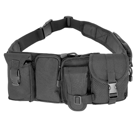 Hftgurt mit 6 Taschen MFH schwarz