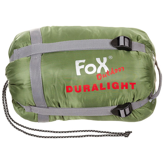 Fox Outdoor Schlafsack Duralight oliv/schwarz Bild 1