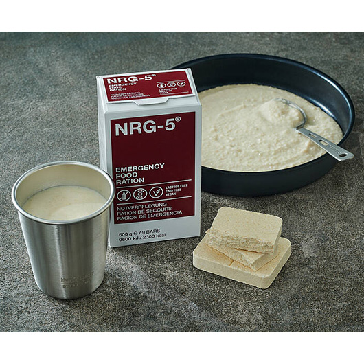 Notverpflegung NRG-5  20 Jahre haltbare Riegelkomprimate