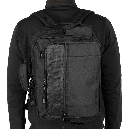 MIL-TEC  AVIATOR  Trage- oder  Rucksacktasche schwarz Bild 3