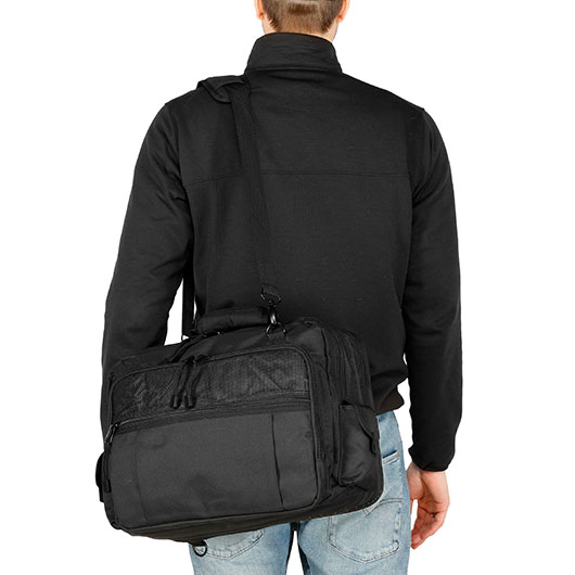 MIL-TEC  AVIATOR  Trage- oder  Rucksacktasche schwarz Bild 4