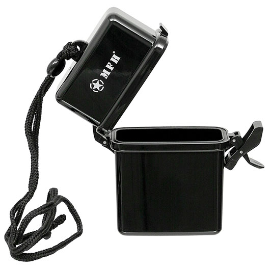 MFH Kunststoffbox wasserdicht mit Umh�ngeband schwarz Bild 1