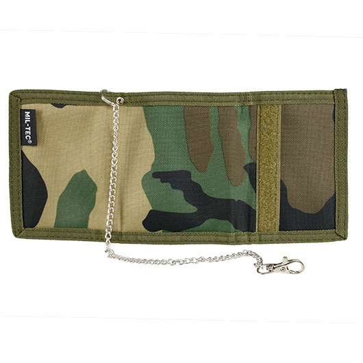 Mil-Tec Geldbrse mit Kette woodland Bild 3