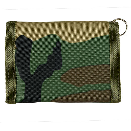 Mil-Tec Geldbrse mit Kette woodland Bild 4
