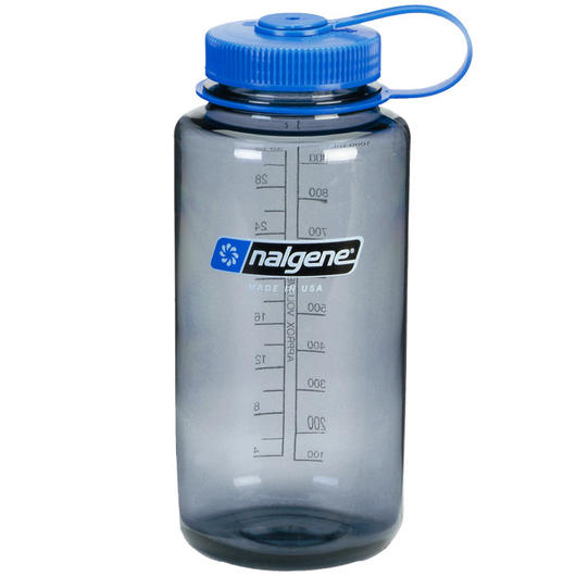 Nalgene Trinkflasche Everyday Weithals 1 Liter grau BPA-frei