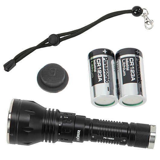 Ersatzteilset Drr LED-Taschenlampe Premium Steel PS-16050 500 Lumen schwarz Bild 3