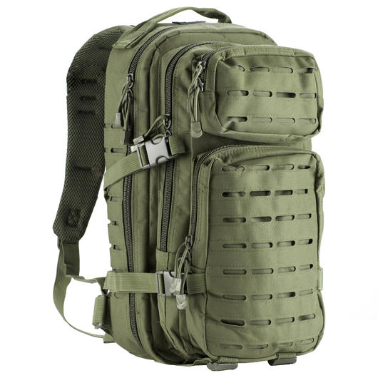 MFH Rucksack Assault I, Lasercut ca. 30 Liter, oliv
