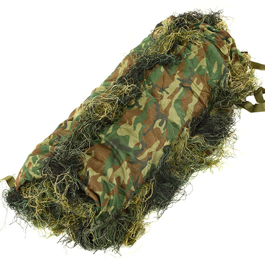 MMB Tarndecke Ghillie 3 x 2 m woodland m. Packsack Bild 2