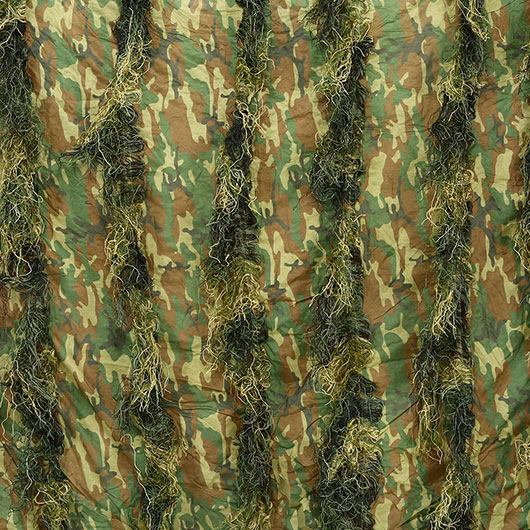 MMB Tarndecke Ghillie 3 x 2 m woodland m. Packsack Bild 3