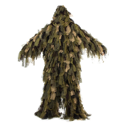 MMB Tarnanzug Ghillie Suit Oak Leaf 3D woodland Bild 1