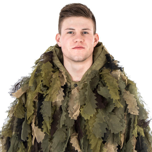 MMB Tarnanzug Ghillie Suit Oak Leaf 3D woodland Bild 2