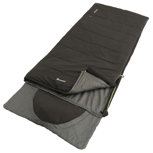 Outwell Deckenschlafsack Contour Standard mit Kissen schwarz