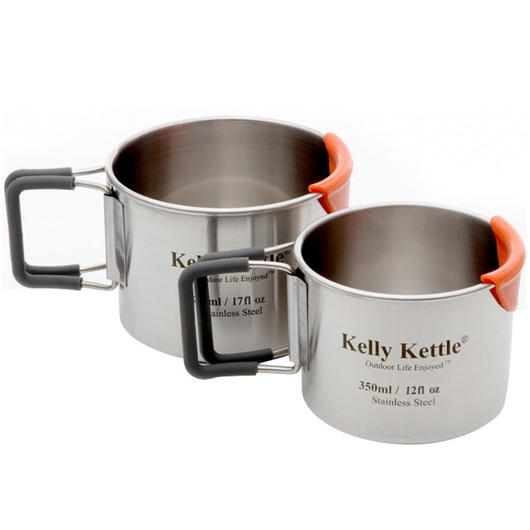 Kelly Kettle Becher Set 2-teilig Edelstahl