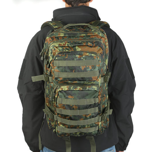 Mil-Tec Rucksack US Assault Pack LG 36 Liter flecktarn Bild 9