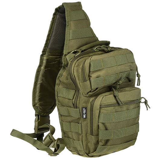 Mil-Tec Rucksack One Strap Assault Pack small 10L oliv