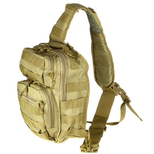 Mil-Tec Rucksack One Strap Assault Pack small 10L coyote Bild 2