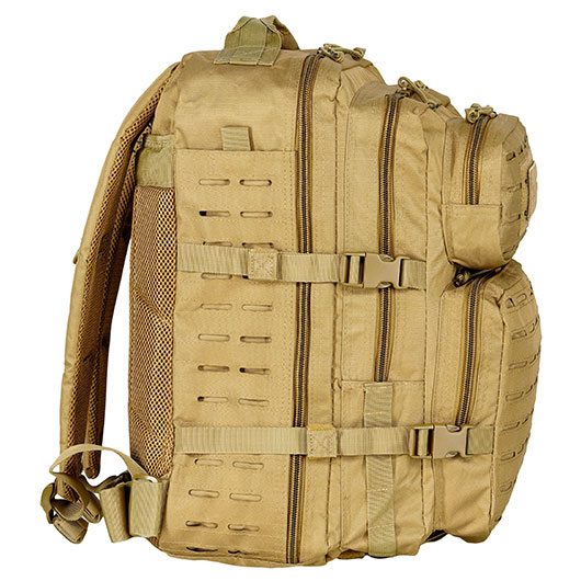 Mil-Tec Rucksack Assault Pack Laser Cut large 36L coyote Bild 1