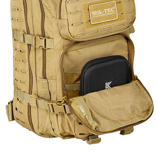 Mil-Tec Rucksack Assault Pack Laser Cut large 36L coyote Bild 10