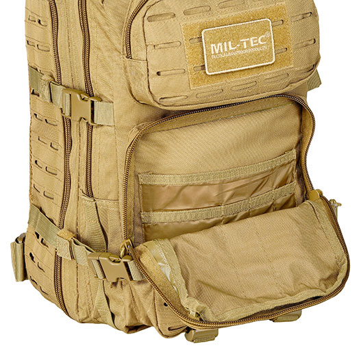 Mil-Tec Rucksack Assault Pack Laser Cut large 36L coyote Bild 11