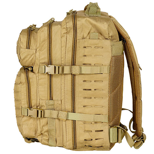 Mil-Tec Rucksack Assault Pack Laser Cut large 36L coyote Bild 2
