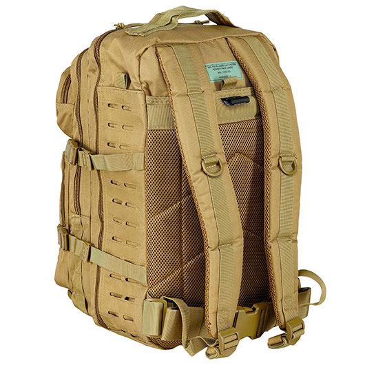 Mil-Tec Rucksack Assault Pack Laser Cut large 36L coyote Bild 3