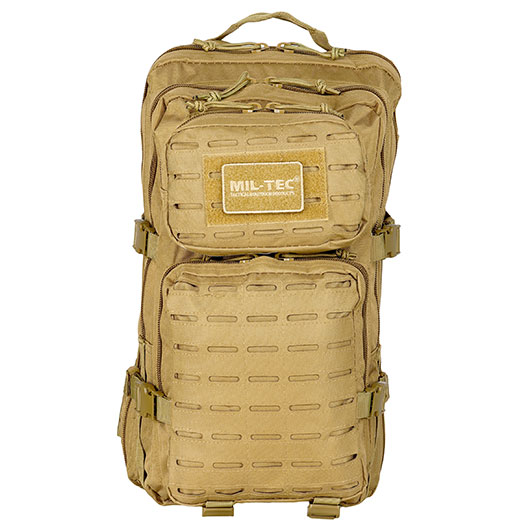 Mil-Tec Rucksack Assault Pack Laser Cut large 36L coyote Bild 6