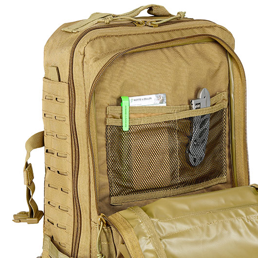 Mil-Tec Rucksack Assault Pack Laser Cut large 36L coyote Bild 9
