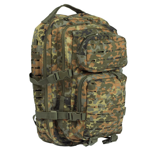 Mil-Tec Rucksack Assault Pack Laser Cut large 36L flecktarn