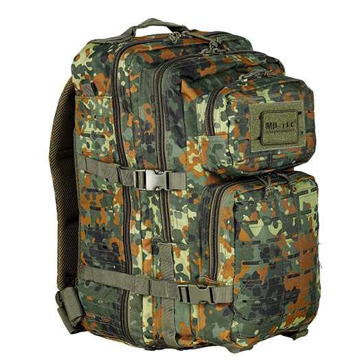 Mil-Tec Rucksack Assault Pack Laser Cut large 36L flecktarn