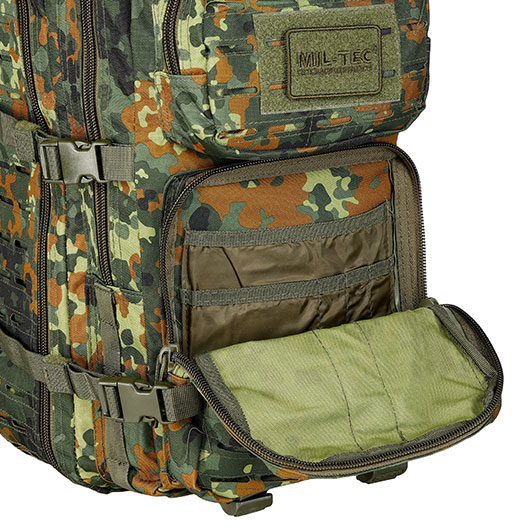 Mil-Tec Rucksack Assault Pack Laser Cut large 36L flecktarn Bild 11