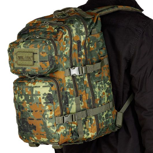 Mil-Tec Rucksack Assault Pack Laser Cut large 36L flecktarn Bild 5