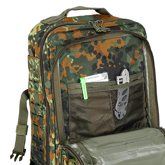 Mil-Tec Rucksack Assault Pack Laser Cut large 36L flecktarn Bild 9
