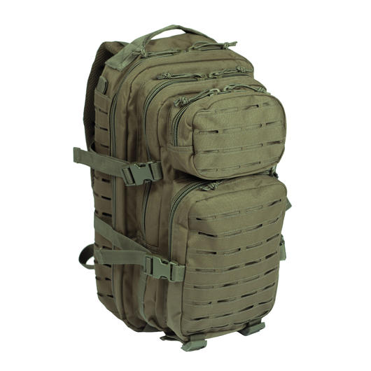 Mil-Tec Rucksack Assault Pack Laser Cut small 20L oliv