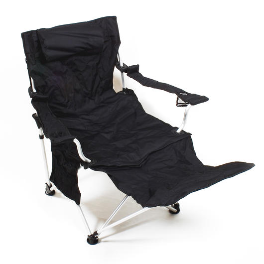 Basic Nature Travelchair Luxus Campingstuhl schwarz Bild 1