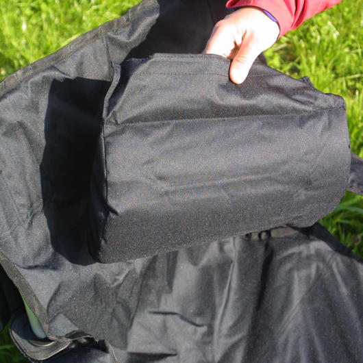 Basic Nature Travelchair Luxus Campingstuhl schwarz Bild 3