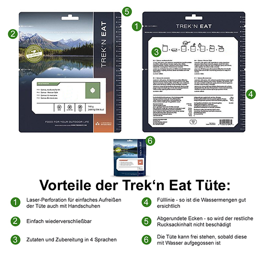 Trek'n Eat Outdoor-/Notnahrung Hauptgericht Jgertopf mit Rindfleisch und Nudeln Bild 3