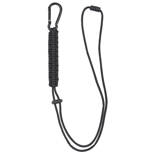 Mil-Tec Lanyard mit Karabiner schwarz