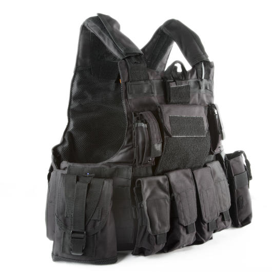101 INC Raptor Tactical Vest schwarz Bild 1