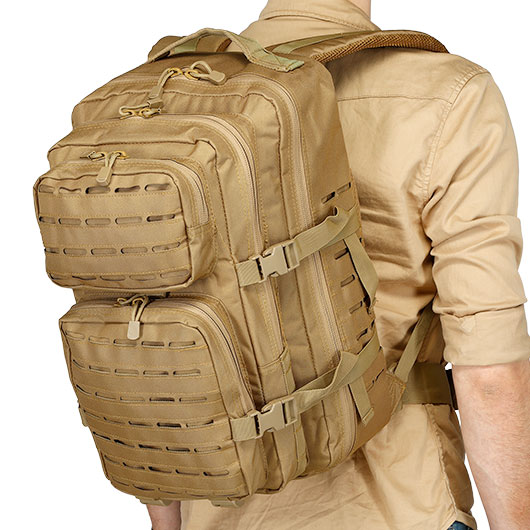 Brandit Cooper Rucksack Lasercut large camel Bild 11