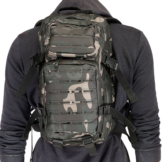 Brandit US Cooper Rucksack Lasercut medium darkcamo Bild 9