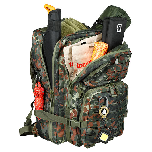 Brandit US Cooper Rucksack Lasercut large flecktarn Bild 9