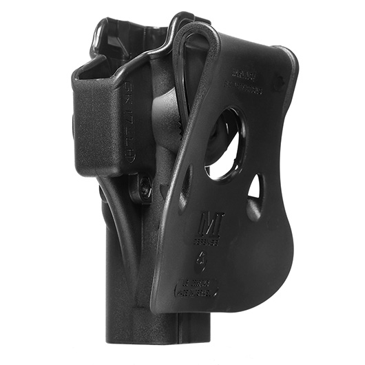 IMI Defense Level 2 Holster Kunststoff Paddle fr G 17/22/28/31/34 Links schwarz Bild 5