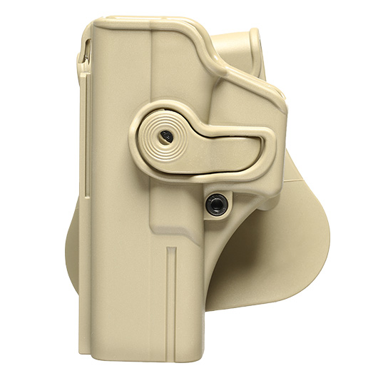 IMI Defense Level 2 Holster Kunststoff Paddle fr G 17/22/28/31/34 Links Tan