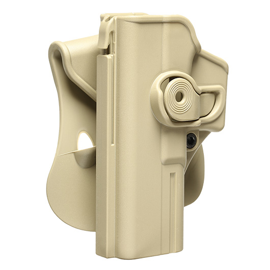 IMI Defense Level 2 Holster Kunststoff Paddle fr G 17/22/28/31/34 Links Tan Bild 1