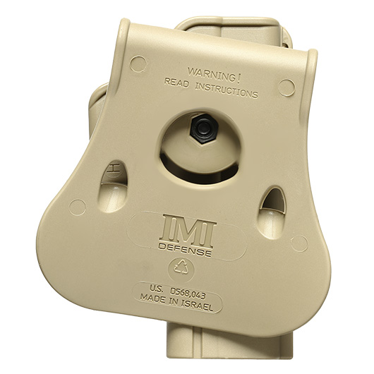 IMI Defense Level 2 Holster Kunststoff Paddle fr G 17/22/28/31/34 Links Tan Bild 4